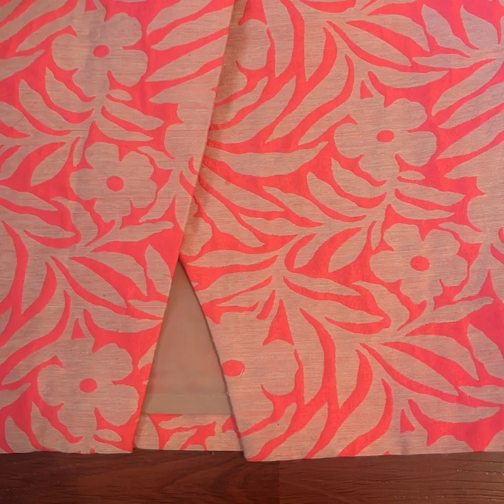 JCrew satin floral cut out skirt - Picture 3 of 9